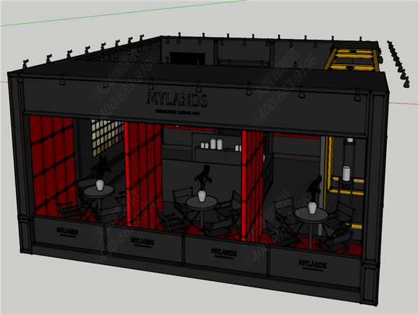廣州設(shè)計周-麥蘭德展臺效果圖