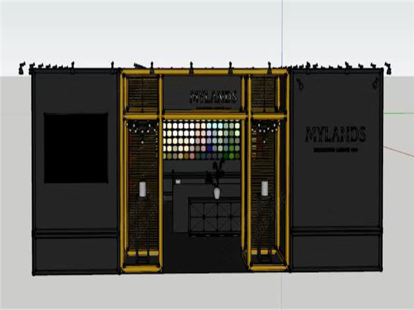 廣州設(shè)計周-麥德蘭展臺正面效果圖