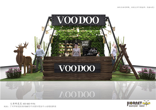 VOODOO美博會(huì)特裝展臺設(shè)計(jì)搭建