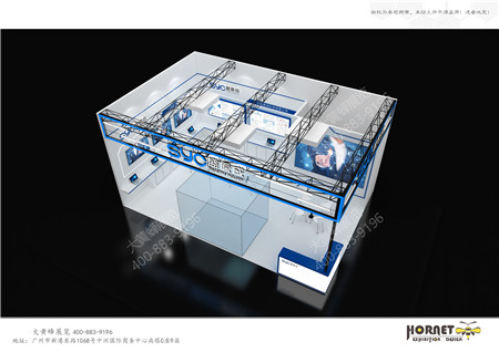 盛成原自動化設(shè)備展特裝展臺設(shè)計搭建