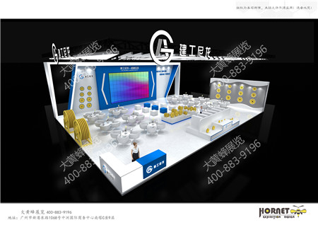 建工尼龍上海電梯展臺(tái)設(shè)計(jì)搭建